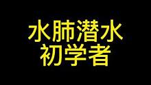 潜水小白与潜水大神的日常#创作灵感 #潜水 #水上运动 #极限运动 #户外
