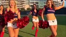 橄榄球比赛期间的啦啦队，动感十足！#啦啦队 #橄榄球
