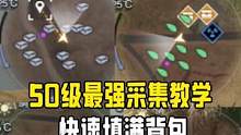 50级地图最强采集教学，快人一步，一夜暴富！#黎明觉醒 #黎明觉醒生机 #明日之后 #黎明觉醒生机攻