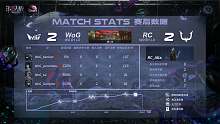 RC vs WoG COA6地区预选赛