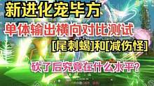 新进化宠毕方 单体输出砍了一刀后 具体在一个什么水平 横向对比 #妄想山海 #进化宠 #毕方 #单体