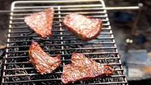 露营熏肉#露营报告 #野营 #户外 #户外美食