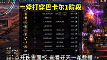 DNF：B叔神操作！一斧打爆巴卡尔，1.6万亿伤害无人能及