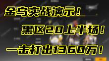 《深空之眼》华夏S级角色金乌强度实战黑区20上半场！