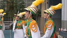全台湾最好的明星学校，北一女中开学典礼仪队表演