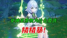 【原神】草神圣遗物为什么要选择精精暴？