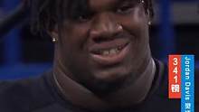 超能时刻 NFL 联合体测 超新秀灵活得不像341镑胖子乔丹戴维斯 Jordan Davis #nf