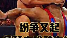 鲁瑟夫本想一箭双雕给大秀好看，哪知途中生变，险酿大祸 #wwe #摔角