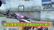 CF手游：新S2赏金令开卡武器是AK47-春*？