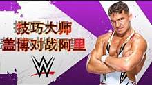 WWE：盖博对战阿里，不愧是技巧大师，压制对手拿下比赛 #WWE #混剪 #体育 #格斗 #竞技 #