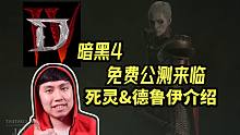 【暗黑4】免费公测即将开始! 死灵&德鲁伊先玩哪个？