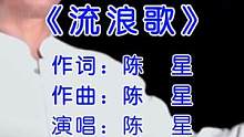 陈星 流浪歌 唱出了多少人的心声，送给所有漂泊异乡的人