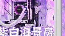 紫白海景房 欣赏欣赏~#4070ti#海景房主机 #diy电脑 #装机 #科技