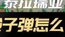 泰拉瑞亚火枪子弹怎么做 #多人联机 #主机游戏 #电脑游戏 #手机游戏 #泰拉瑞亚 #攻略 #小技巧