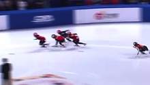 #短道速滑冠军赛 #公俐 公俐连续超越太猛了2分28秒836位居小组第一