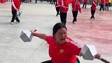 女生#武术 表演，#一套动作行云流水 ，网友：最后喊得那一声，感觉来了！#少年强则国强 #发扬传承精