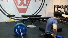 120两连掉，最近状态差的的不行#举重 #crossfit #私教工作室 #健身 #抓举