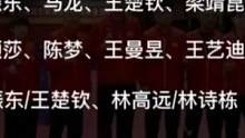 德班世乒赛最终名单，踏上征程再传辉煌！#国乒 #乒乓球 #德班世乒赛 