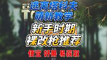 《逃离塔科夫萌新教学》新手时期裸改枪推荐！