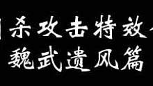 三国杀攻击特效合集#三国杀