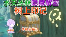 【原神须弥】水天丛林7个树上印记 隐藏华丽宝箱