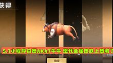 CF手游：5.1小程序白嫖AK47牛牛 现代金属皮肤上商城了