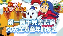 雪人兄弟：世界第一高手打出完美表演 50关全寿我童年的梦想