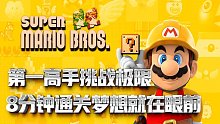 超级马里奥2代：世界第一高手就要挑战极限，8分钟通关梦想在眼前