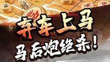 弃车上马，惊现马后炮绝杀！#象棋 #jj象棋