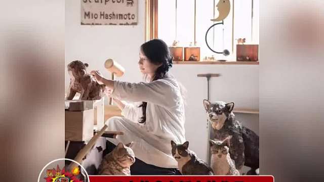 日本艺术家桥本的木雕作品，原来匹诺曹的故事是真的