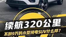 续航320公里，不到9万的小型SUV，你会喜欢吗？#云度云兔 #新车来了
