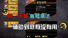 榜一大哥账号测试，辅助对输出的影响有多大