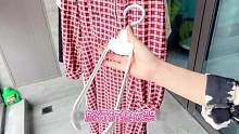 无论是晾衣服还是收衣服都很方便，不会撑坏领口，还是无痕的，收纳也不占地#折叠衣架