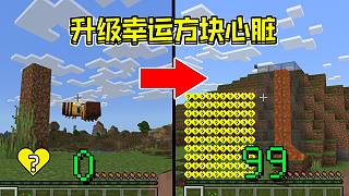 當(dāng)心臟變成幸運(yùn)心，但開局只有一顆，升級增加心臟數(shù)量#我的世界Minecraft