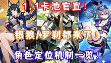 （崩坏星穹铁道）1.1卡池官宣！银狼/罗刹/驭空都来了！角色定位机制一览！萌新该抽哪一位？