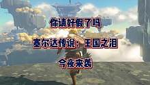 你请好假了吗？#塞尔达传说王国之泪 今夜来袭！你准备好彻夜通宵了吗？港服、日服玩家23点就能玩啦！#