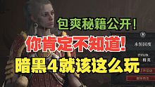 光速满级爽到飞起，暗黑4就该这么玩！