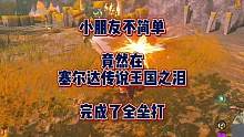 朋友家小孩儿不简单，竟然在《塞尔达传说：王国之泪》中完成了全垒打！#塞尔达传说王国之泪 #王国之泪正