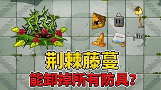 pvz2：荊棘藤蔓能夠除掉所有防具嗎？