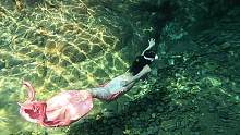 这个夏天要与水为乐啦#自由潜水 #水下摄影 #美人鱼潜水 #沉浸式体验