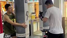 #拳击 #前手摆拳 进步了