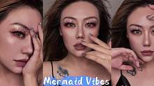 水下妆面｜MermaidVibes妆面教程‍♀️
#眼妆 #分享妆容 #不一定斩男但一定斩女 #轻欧
