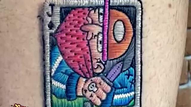 真的就和缝上去的一样