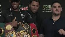 约书亚：拿去拍照吧，这可能是他这辈子唯一和金腰带的接触#拳击 #约书亚 #鲁伊兹 #KOTV