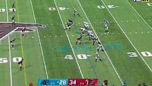 橄榄球场上的一剑封喉#NFL #橄榄球