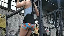 目标解锁25KG负重引体训练第一周#crossfit #好身材练起来 #泰裤辣 #运动女孩 #引体向