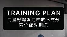 力量好爆发力释放不充分，两个配对训练#爆发力训练 #力量训练 #训练计划