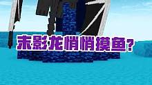 #我的世界 #我的世界六一大狂欢 二哈上线前，末影龙在偷偷摸鱼？？！