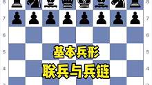 基本兵形系列：第一课-联兵与兵链#国际象棋 #Chess