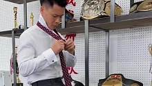 #领带打法 #运动员 #西装杀 #气质这一块拿捏死死的 @邱建良搏击运动学院